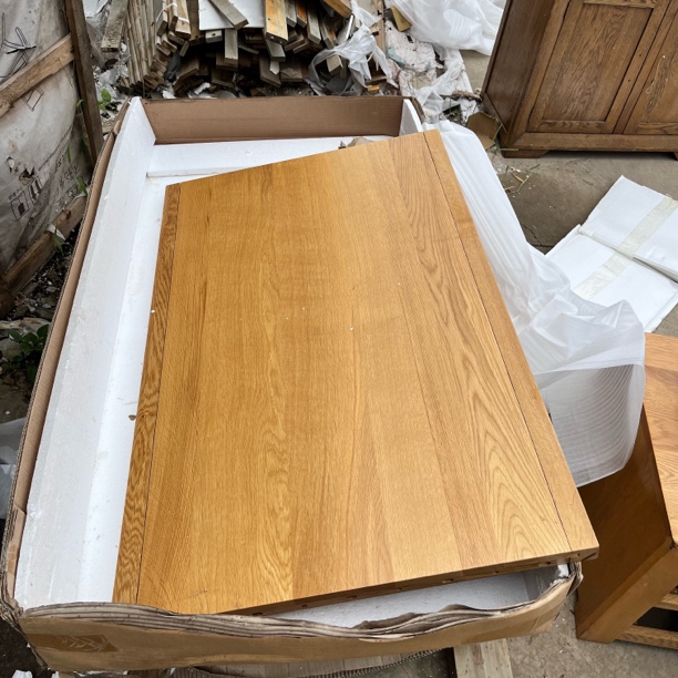 双层茶几120×65×45白橡瑕疵无售后孙7393