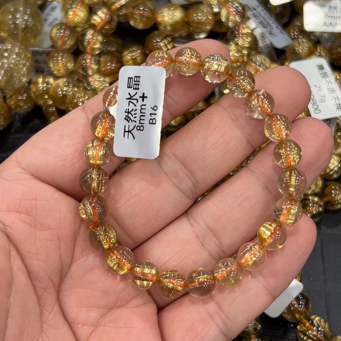 手链未镶嵌水晶b16钛晶