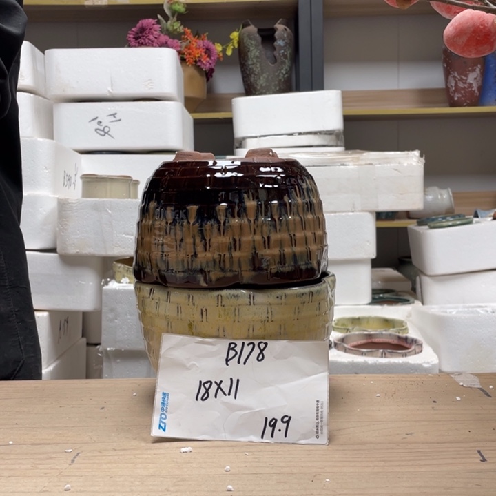 粗陶多肉花盆微瑕178