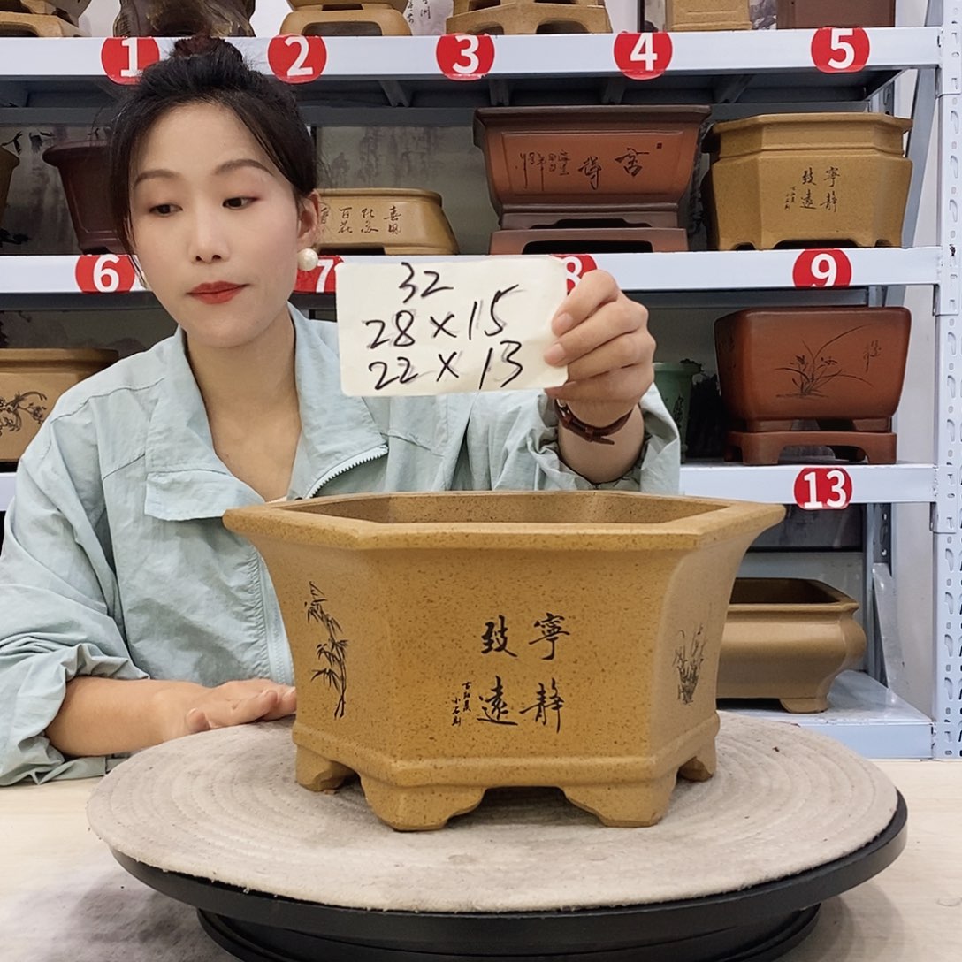 紫砂花盆紫砂花盆