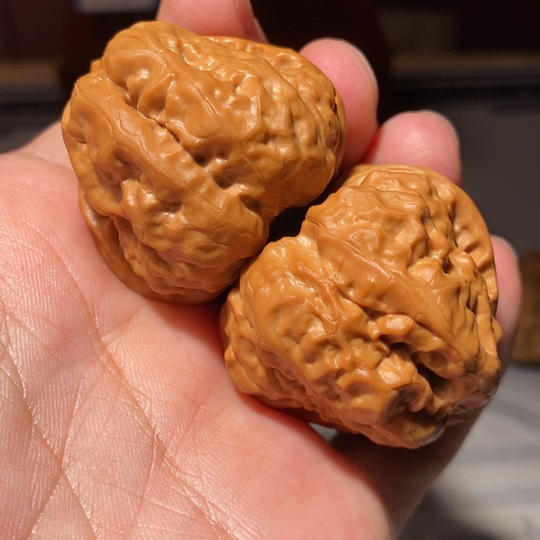 把件文玩核桃003延庆三角蛙子39+44尺