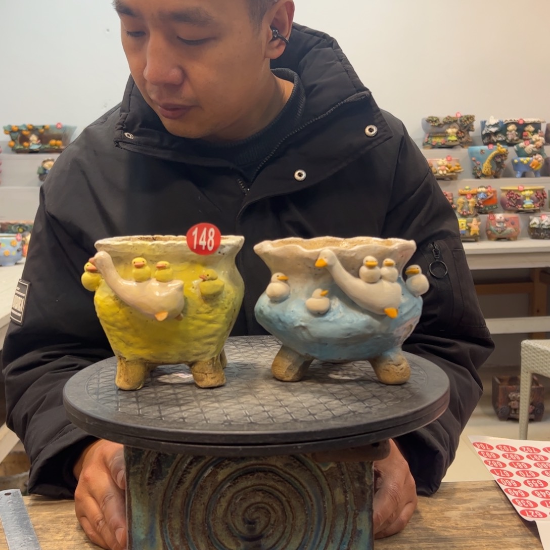 陶瓷148 号新年福利陶然花盆