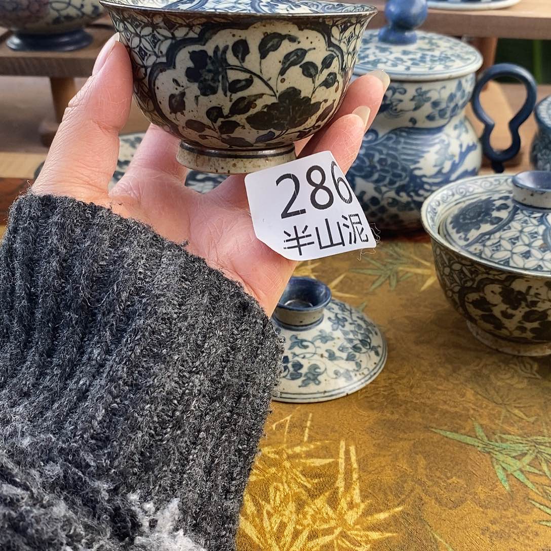 陶手工手绘青花高温陶瓷