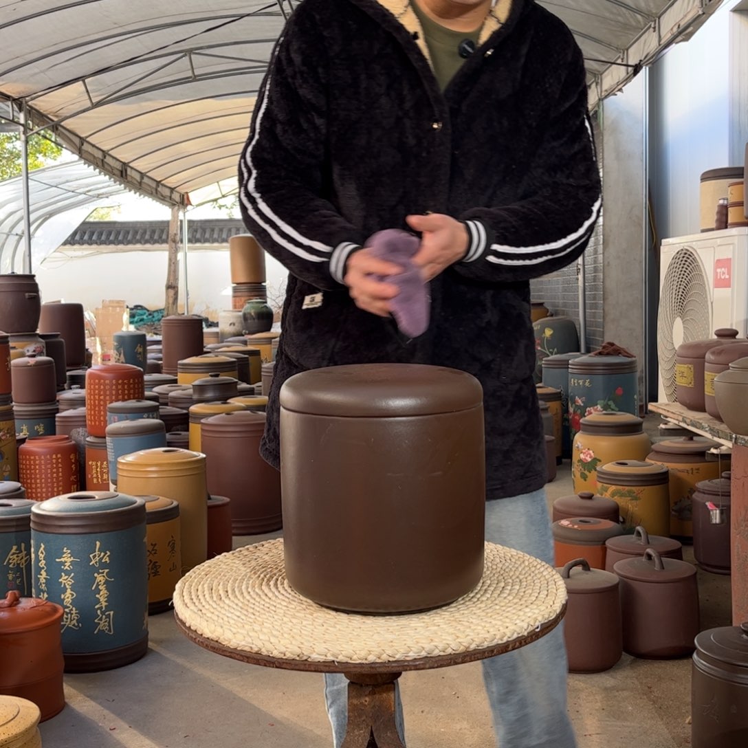 茶叶罐紫砂8 饼茶叶罐