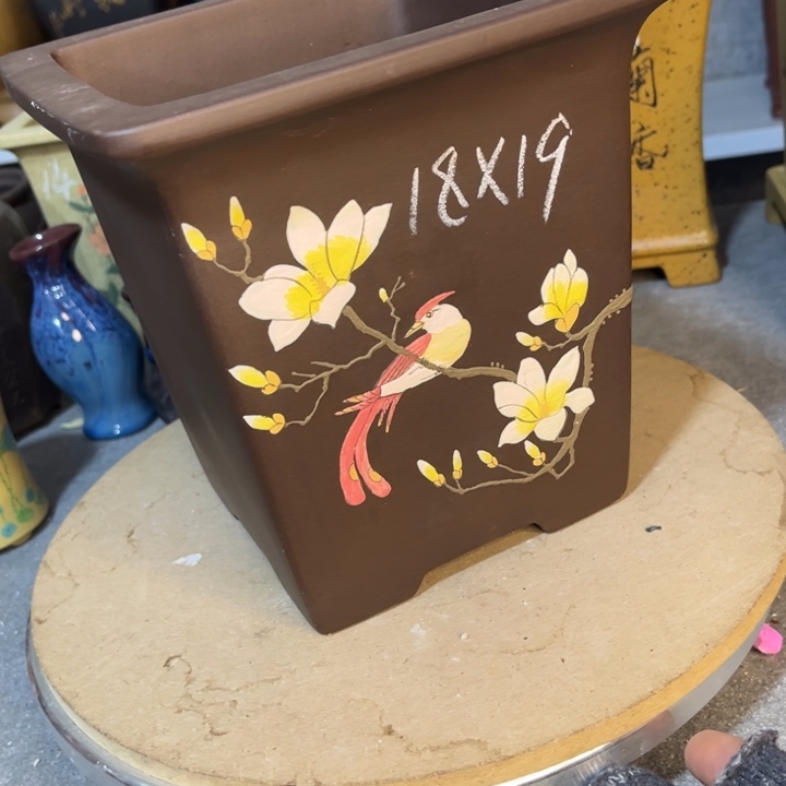 紫砂花盆紫砂花盆