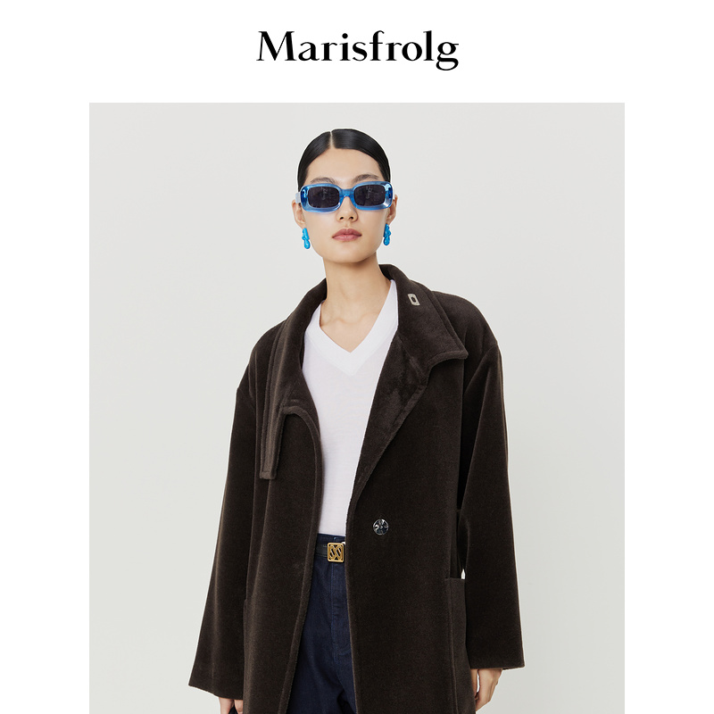 【粉丝专享】Marisfro玛丝菲尔秋冬款时尚休闲简约领毛针织衫