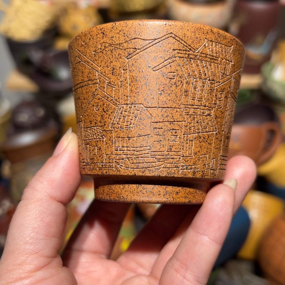 紫砂茶杯宜兴紫砂主人杯