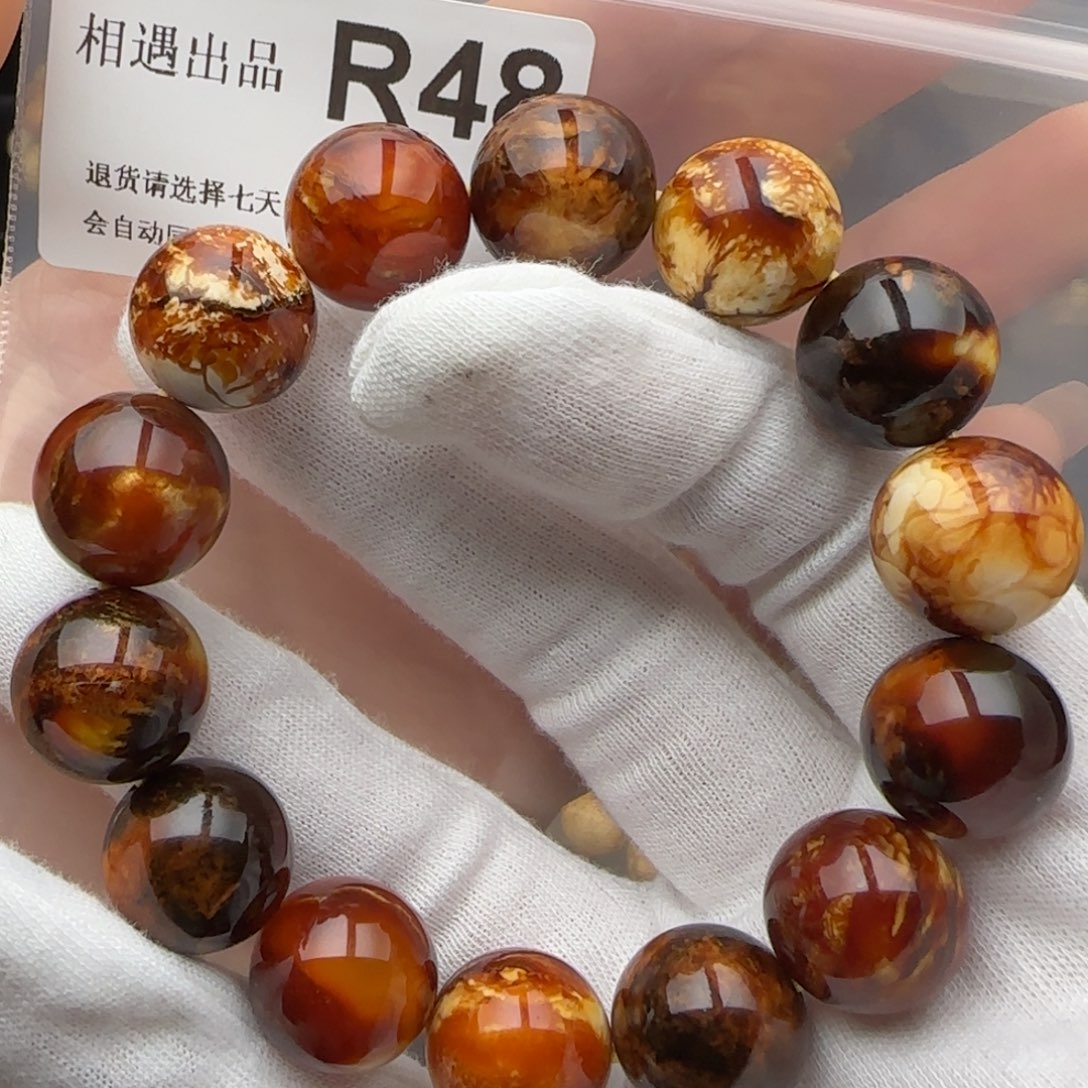 琥珀裸石未镶嵌琥珀蜜蜡