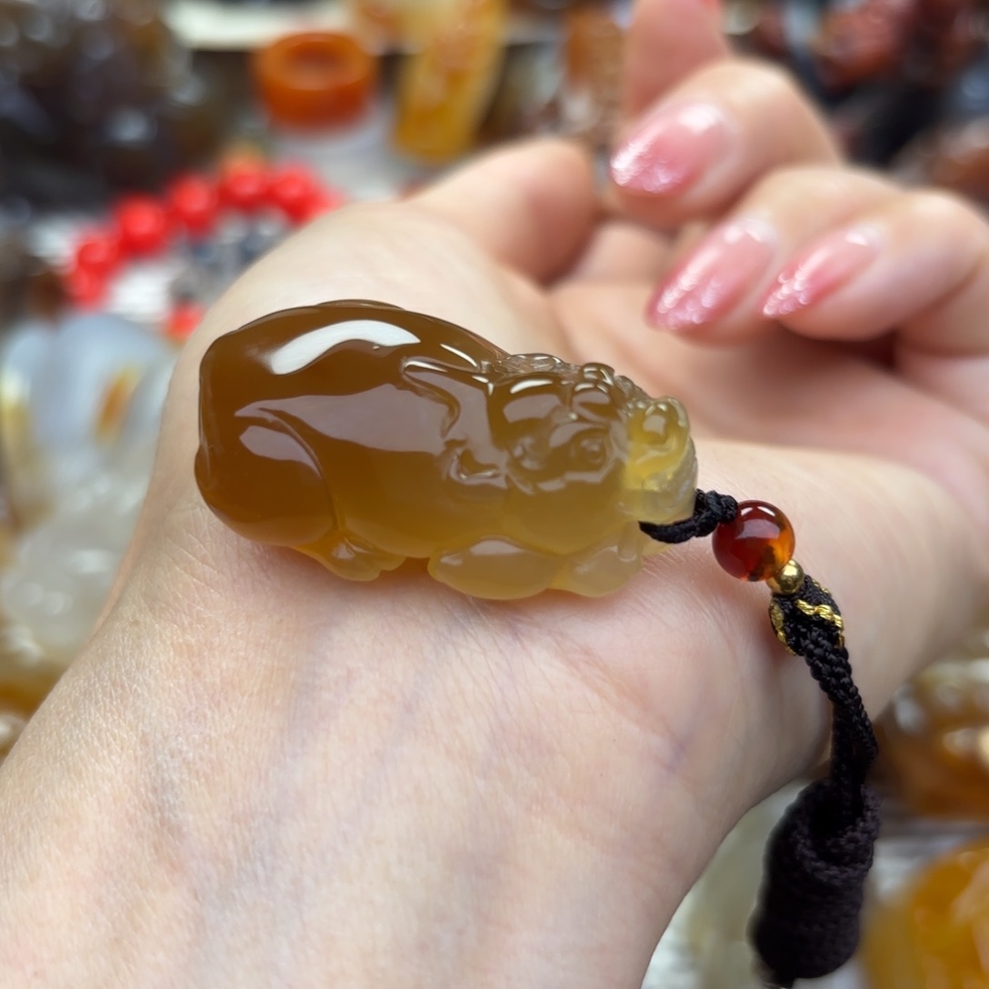 玛瑙/玉髓未镶嵌挂件?****?