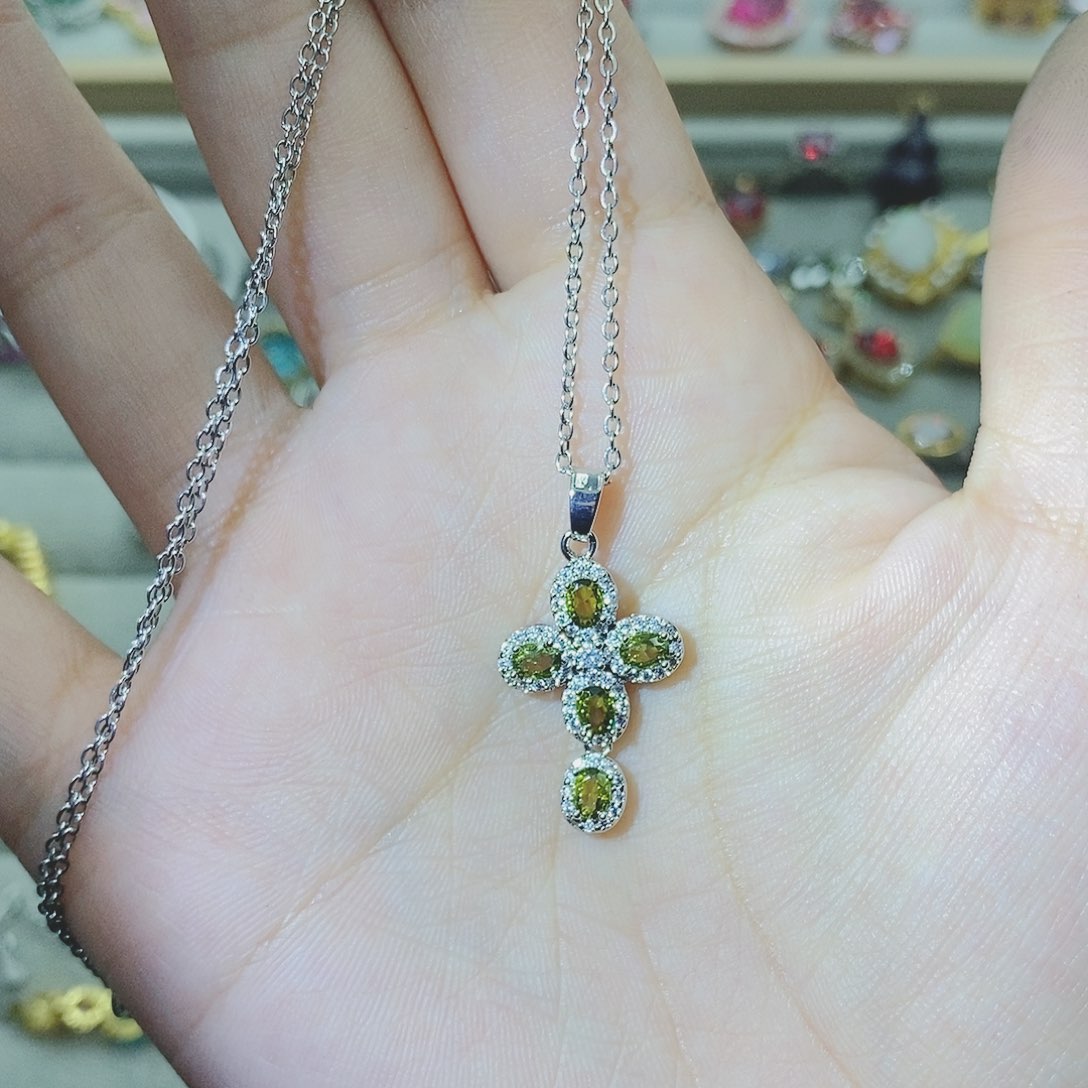 【闪购商品】托帕石耳饰银S925镶嵌