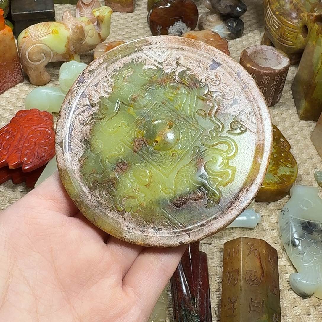 白玉菩提吊坠挂件