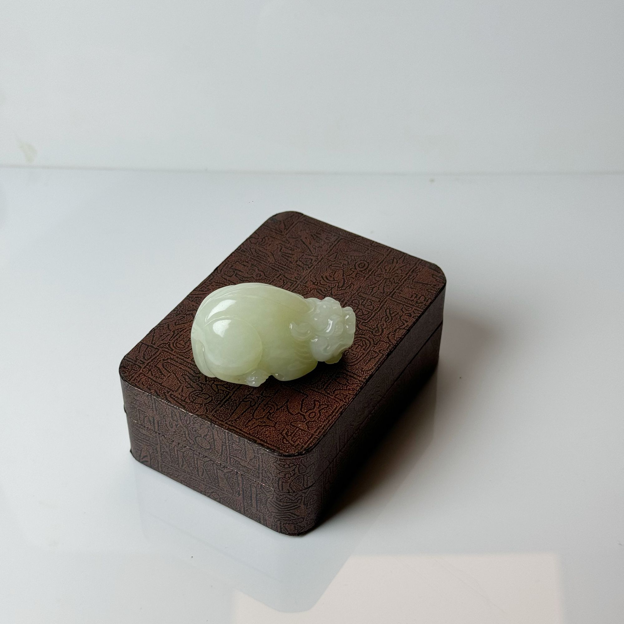 新疆和田玉俄料貔貅 吊坠 50*28*30