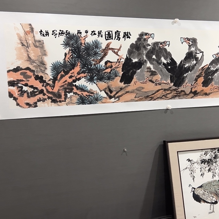 国画黑**哥梁朝德老师书画作品