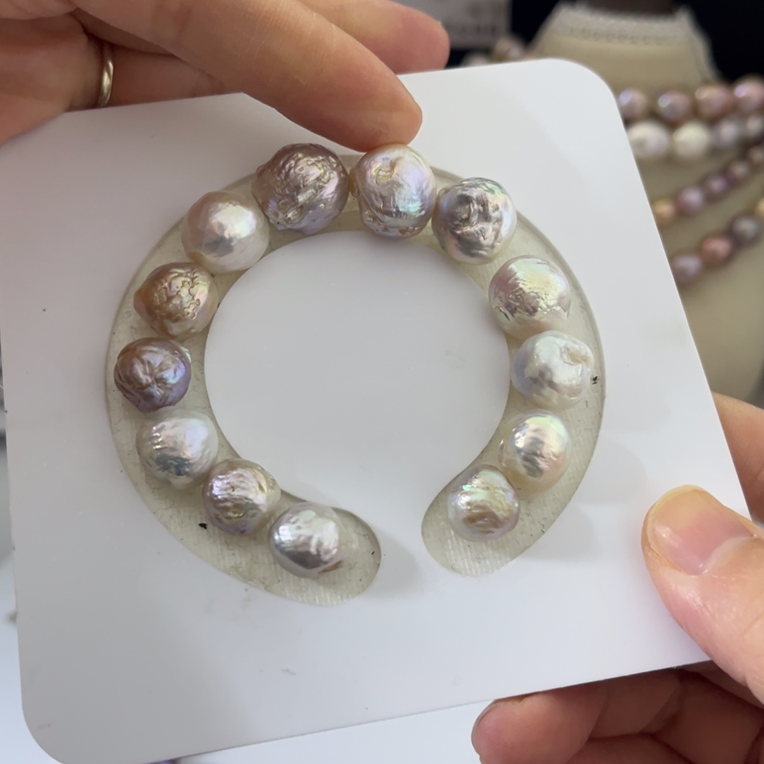 银S925镶嵌手绳淡水珍珠