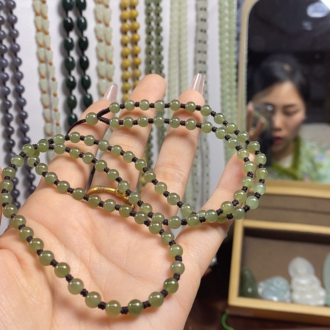 和田玉颈饰未镶嵌萌*