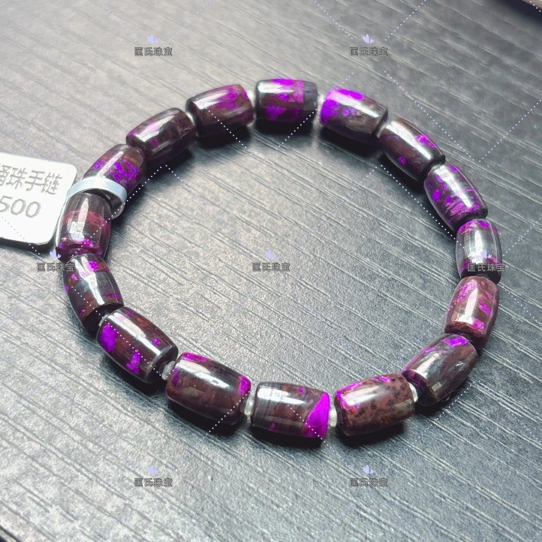 匡氏甄选 舒俱来丝绒桶珠手链 Z-HL-A9496（多样性发一）