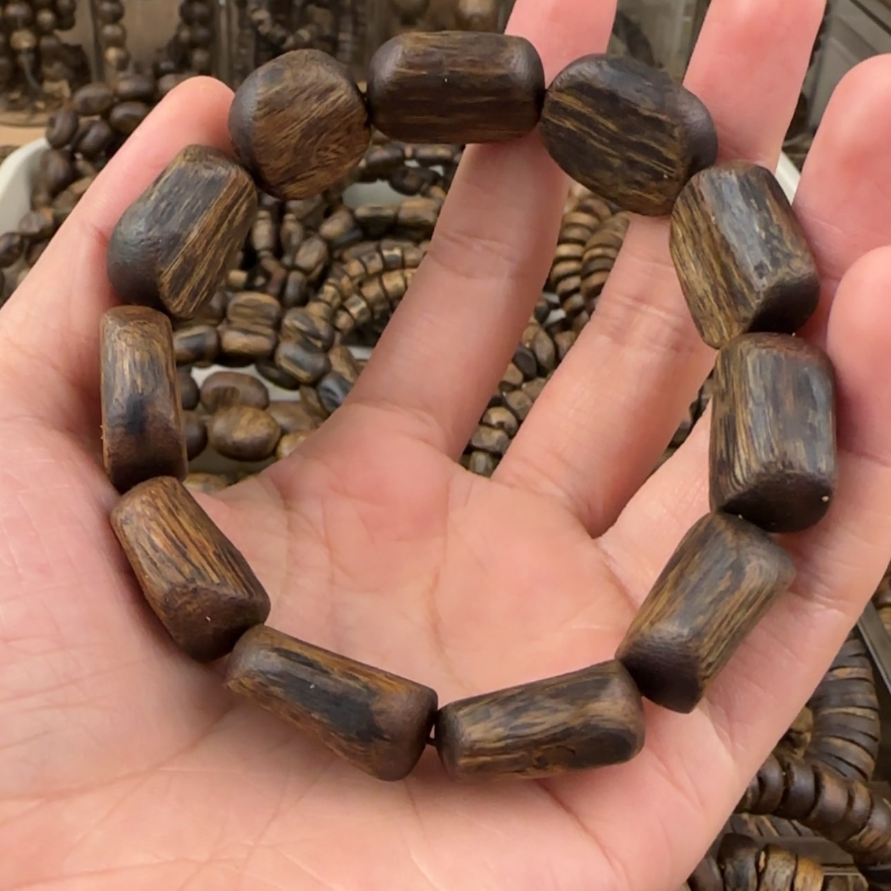 【闪购商品】沉香手串偶**默奇楠手串17.4克