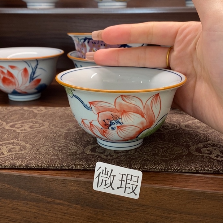 釉下老陶泥手工绘制