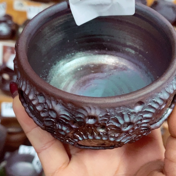 紫砂茶杯乘*柴烧纯手工