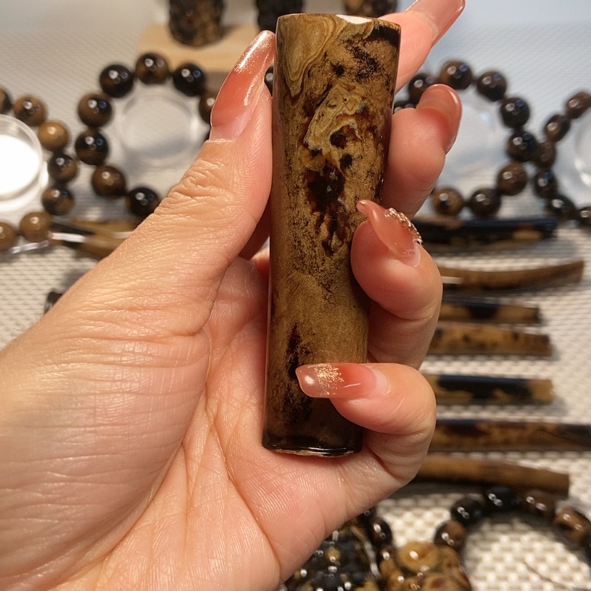 【闪购商品】香榧木小***7烟嘴黄多