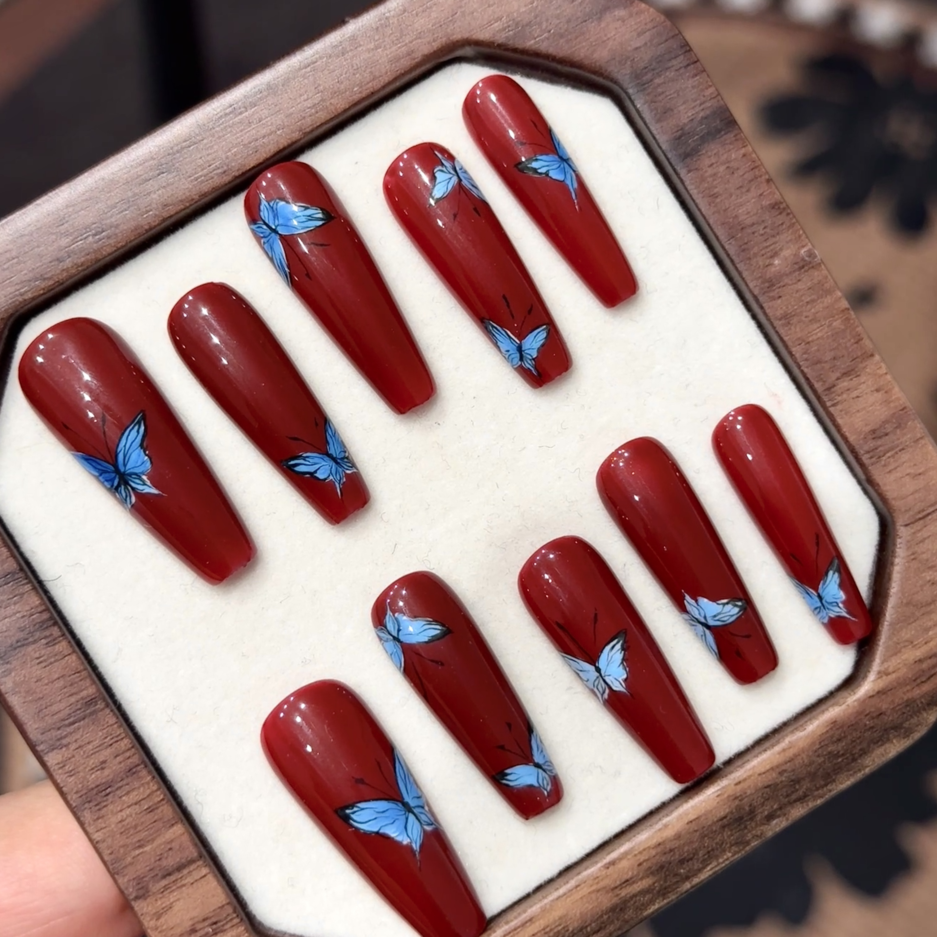 蝶舞·纯手工穿戴甲定制款