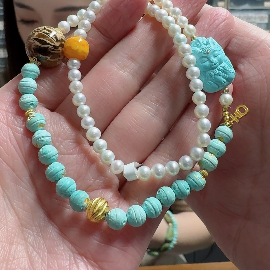 绿松石珠宝奇石未镶嵌