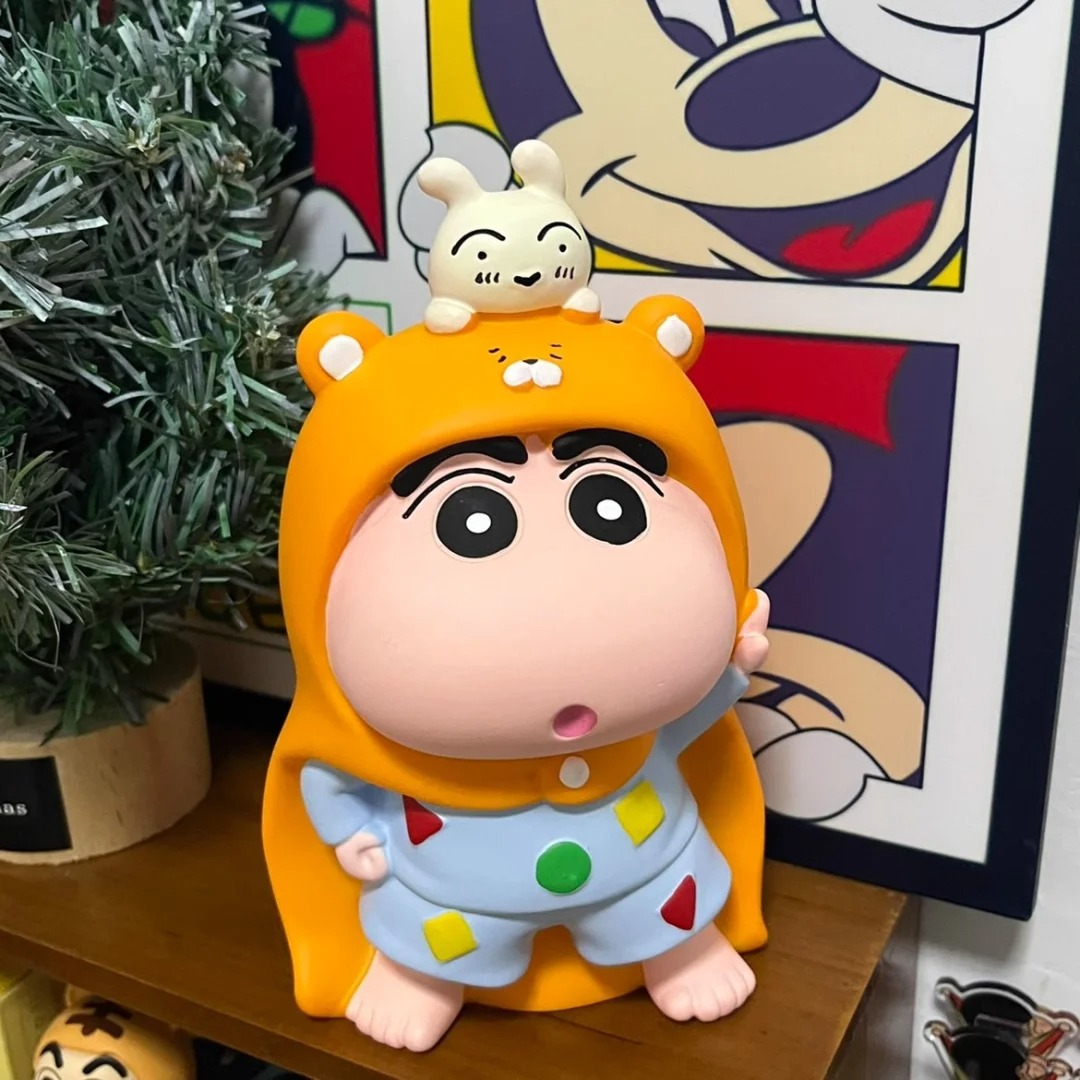蜡笔小新3D款石膏娃娃手工涂鸦DIY