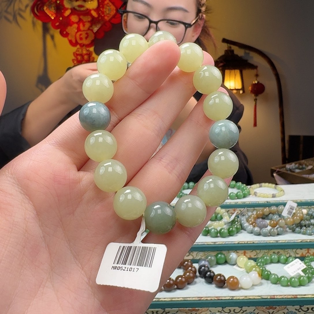 和田玉手串未镶嵌