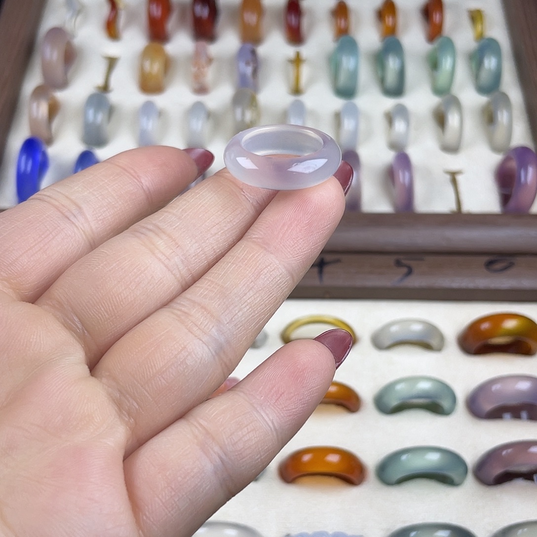 玛瑙/玉髓合金戒指港12直径16不退换