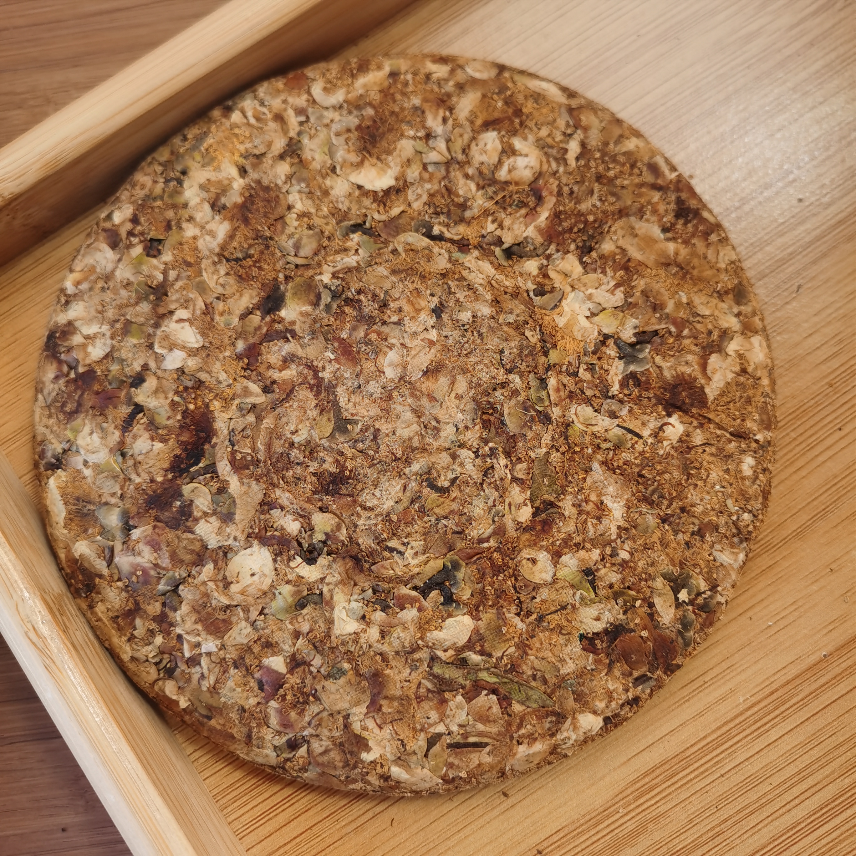 2023年昔归古树冬花饼茶（200g）1月13【39号】