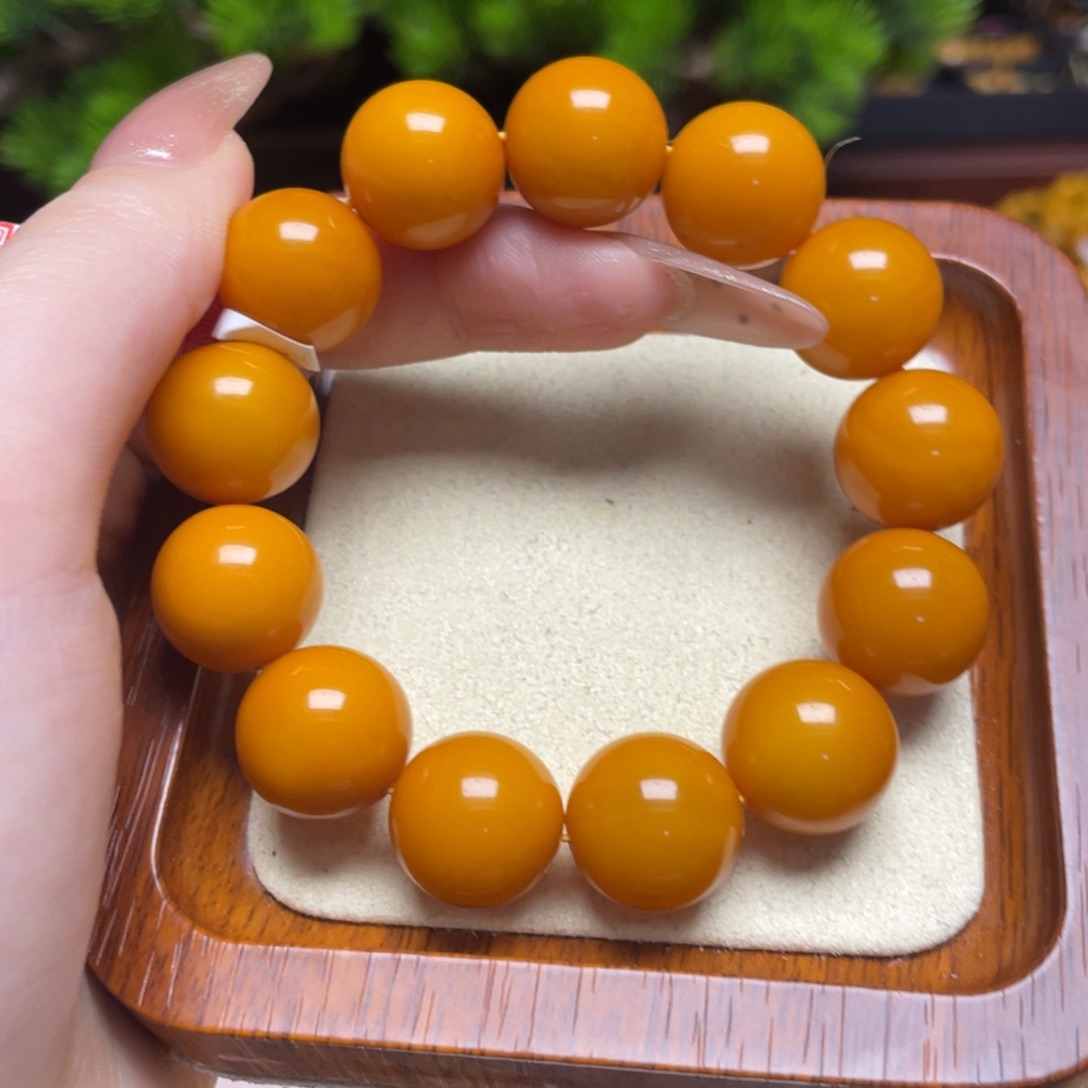 蜜蜡手链未镶嵌手串