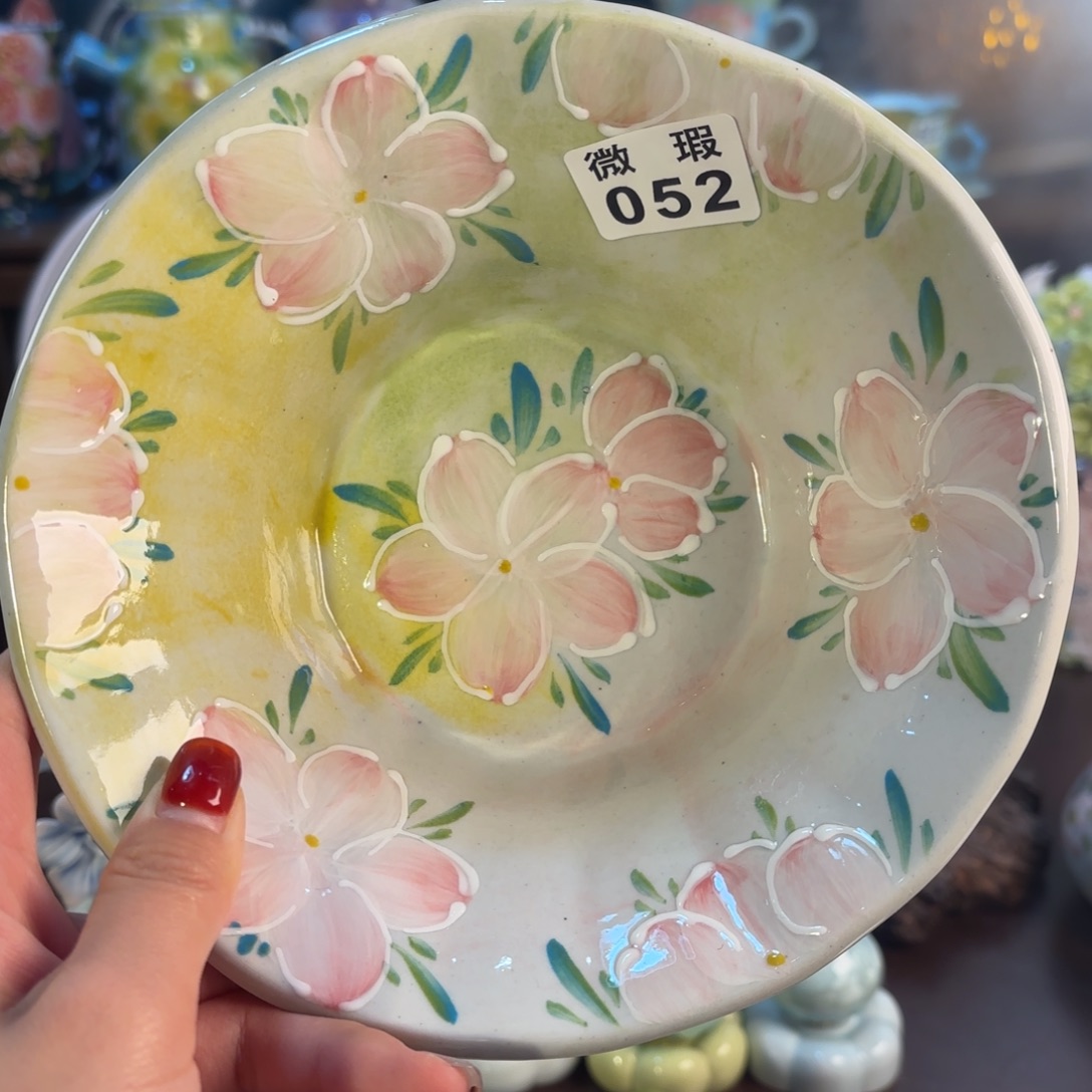 h***儿景德镇手绘高温釉下彩陶瓷茶具