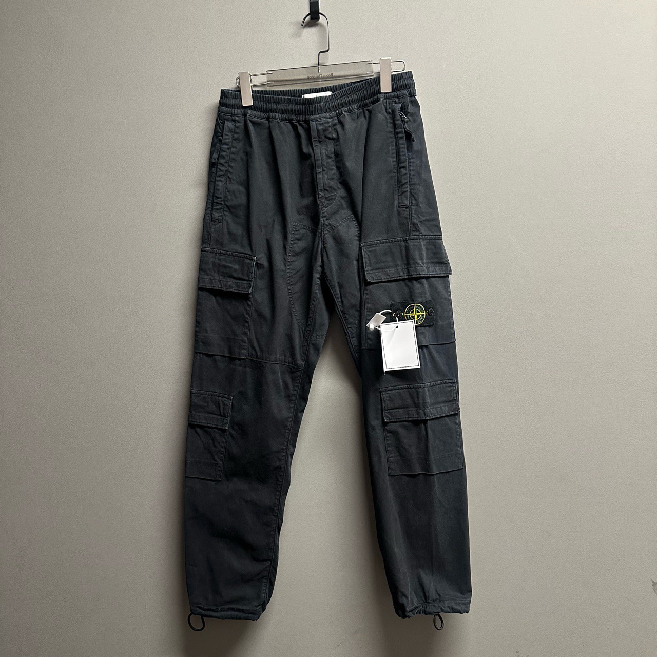 stone island石头岛/04071/黑色四袋工装裤 30码 98新