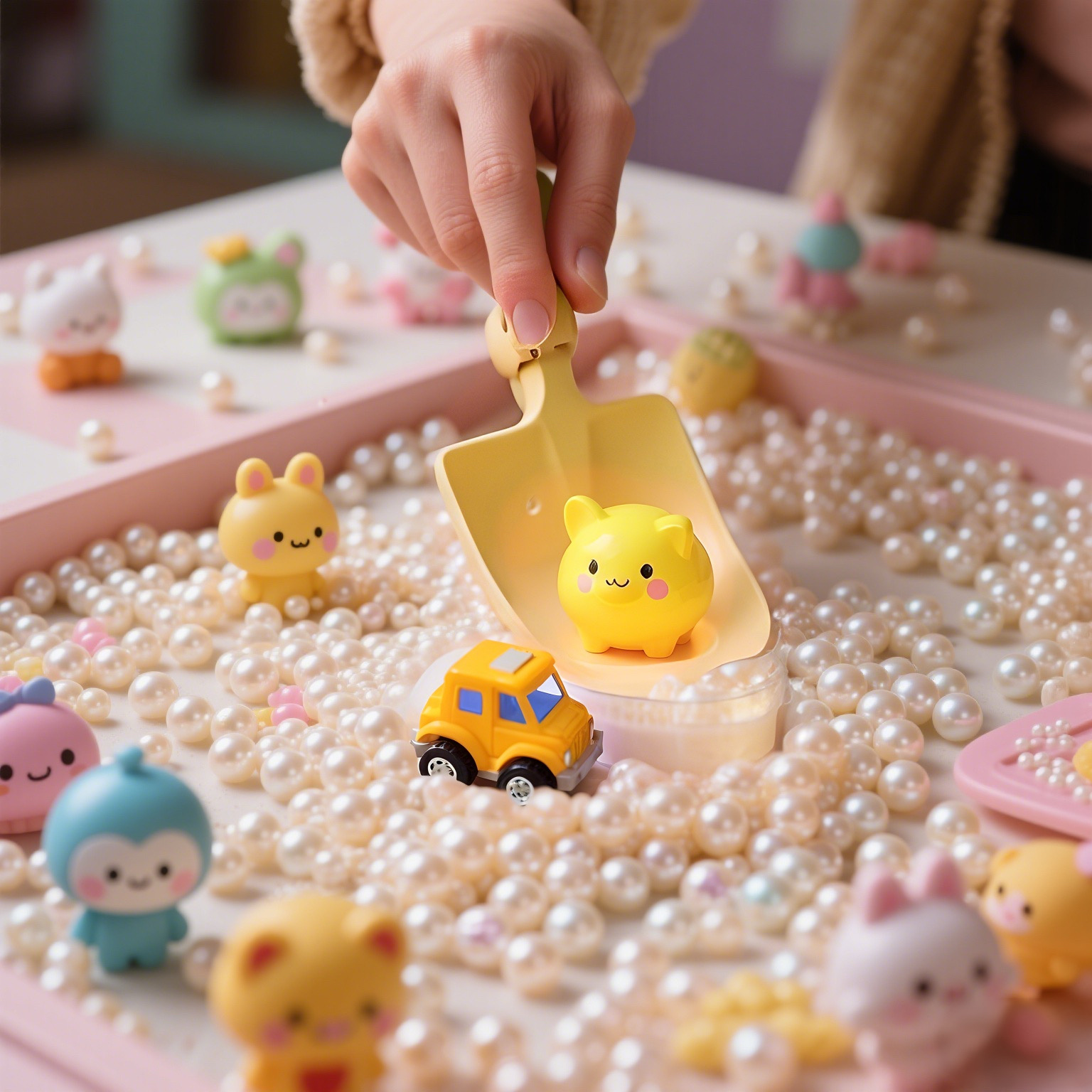 【个人单】【珍珠捞月铲铲】DIY树脂配件