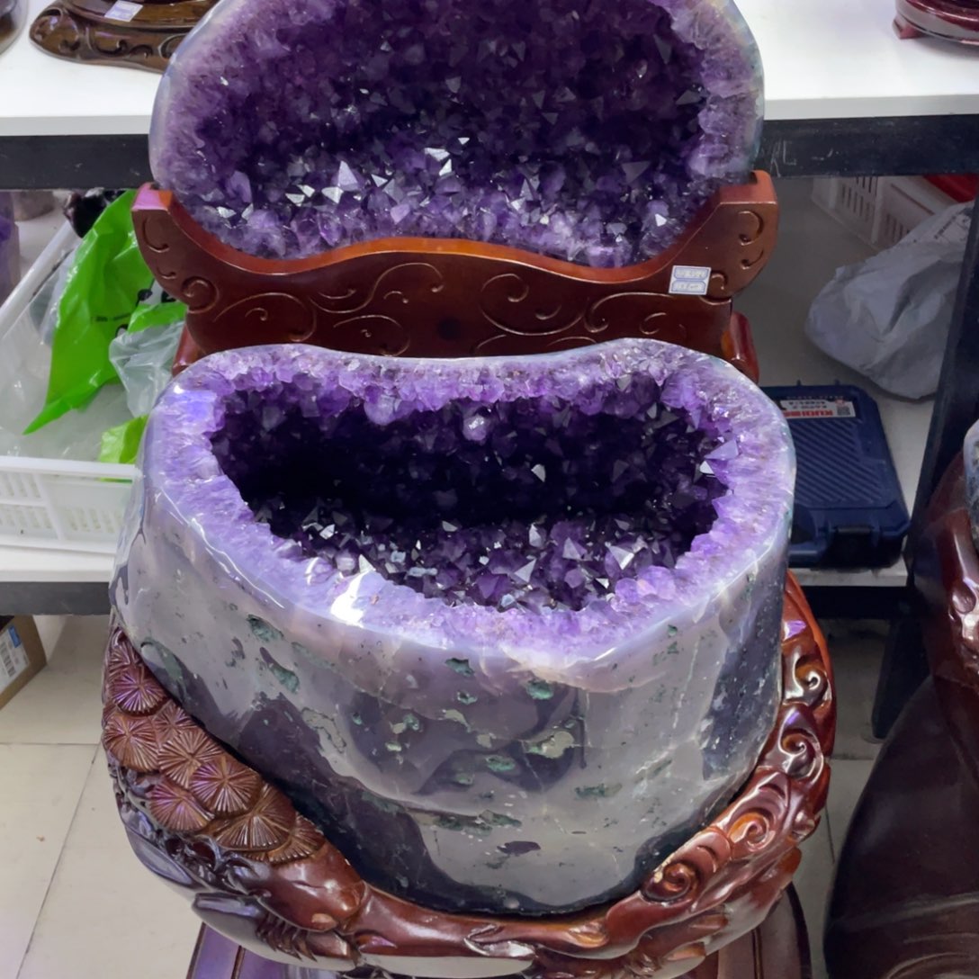 紫晶大型摆件（非配饰）未镶嵌朱