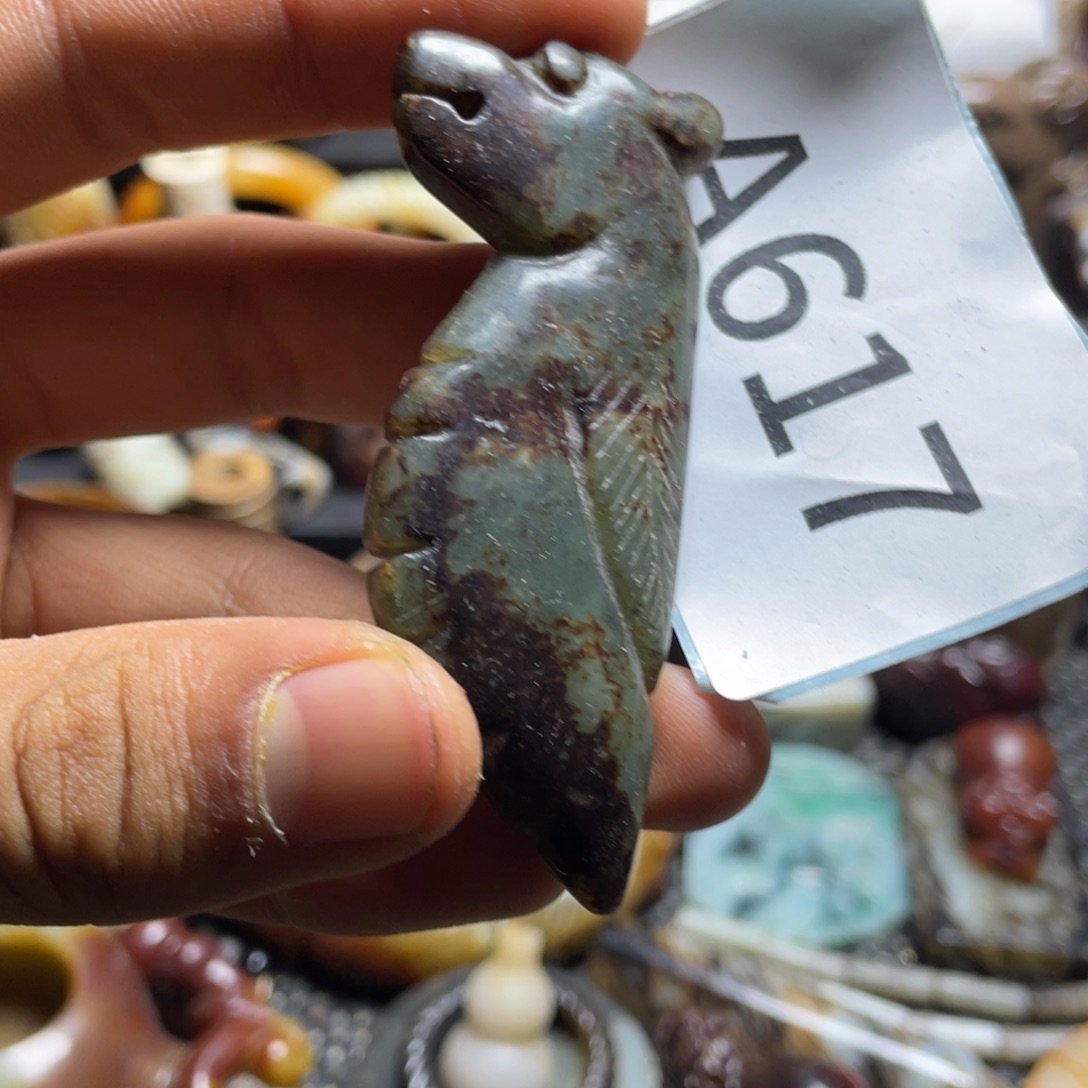 和田玉（糖玉）挂件未镶嵌