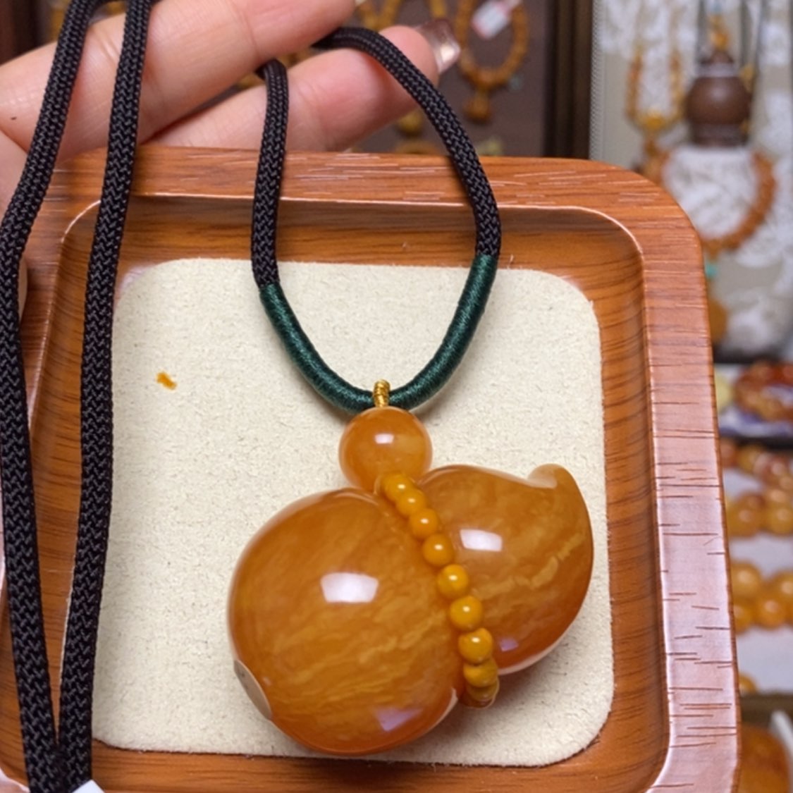 【闪购商品】蜜蜡颈饰未镶嵌项链