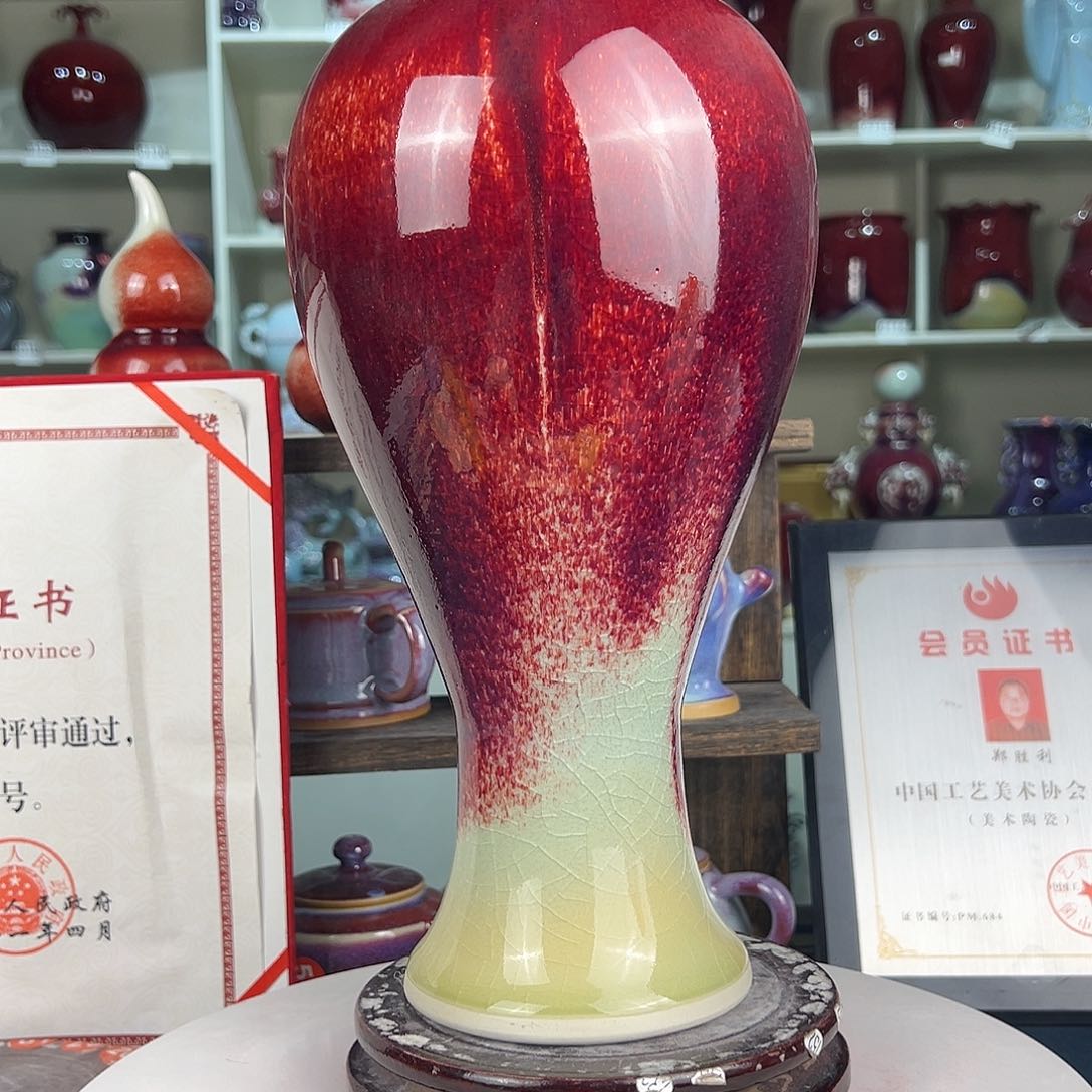 摆件郑家钧窑摆件