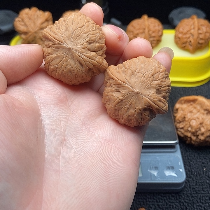 〆***ら核桃文玩核桃把件铁锤40