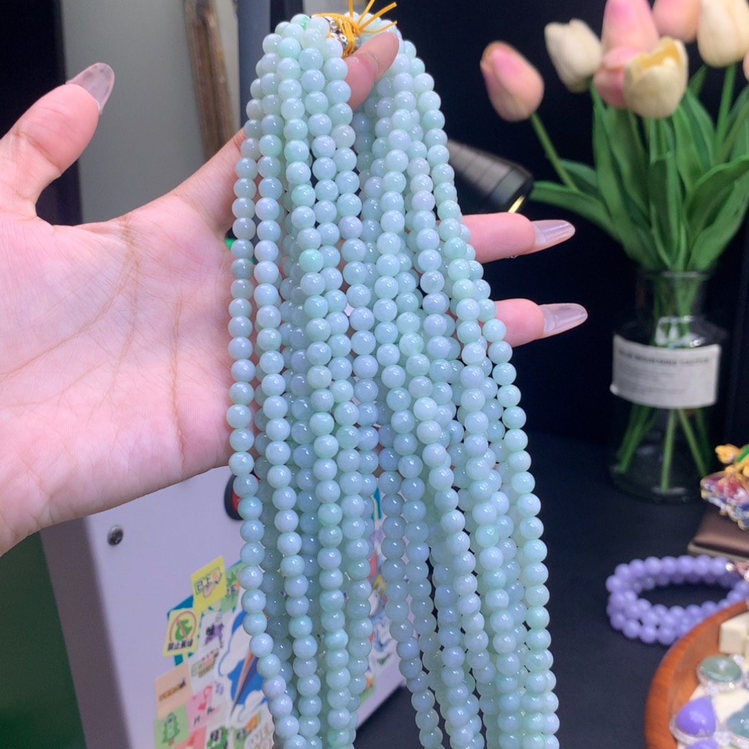 翡翠未镶嵌颈饰天然