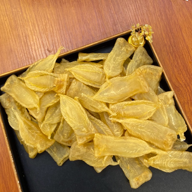 百凯 46头白花公胶 1克-500克 鱼胶 花胶 海产干货