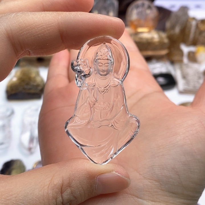 水晶颈饰未镶嵌家***兴定制