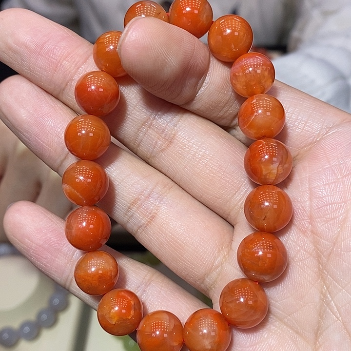 南红玛瑙未镶嵌手链南红11mm