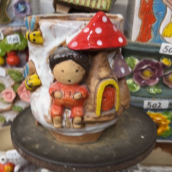 粗陶材质多肉花盆