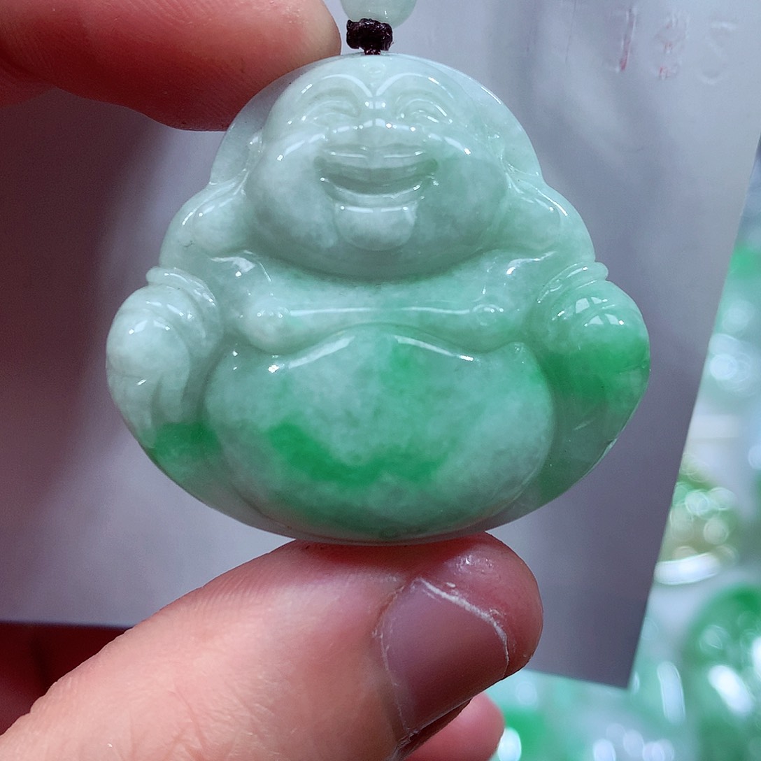 翡翠颈饰未镶嵌缅甸翡翠