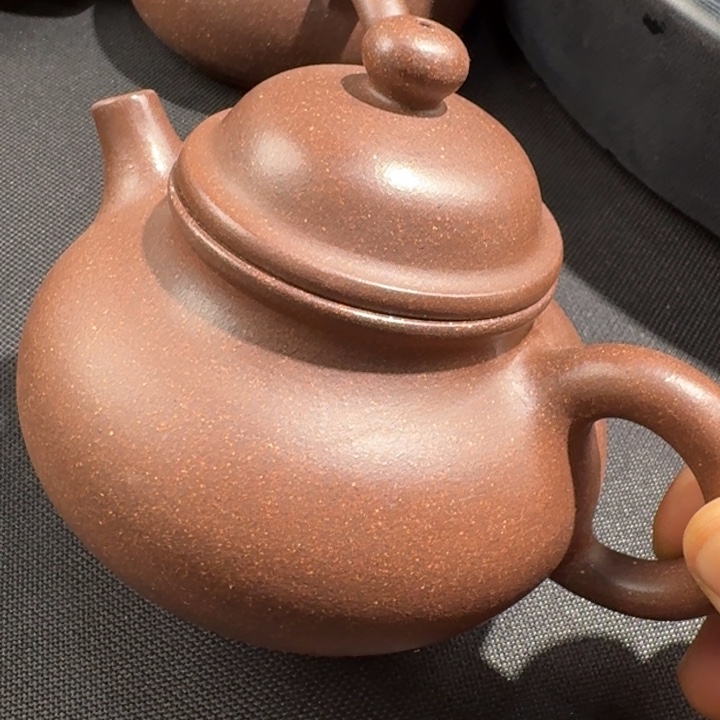 紫砂茶壶紫泥容天200cc无添加