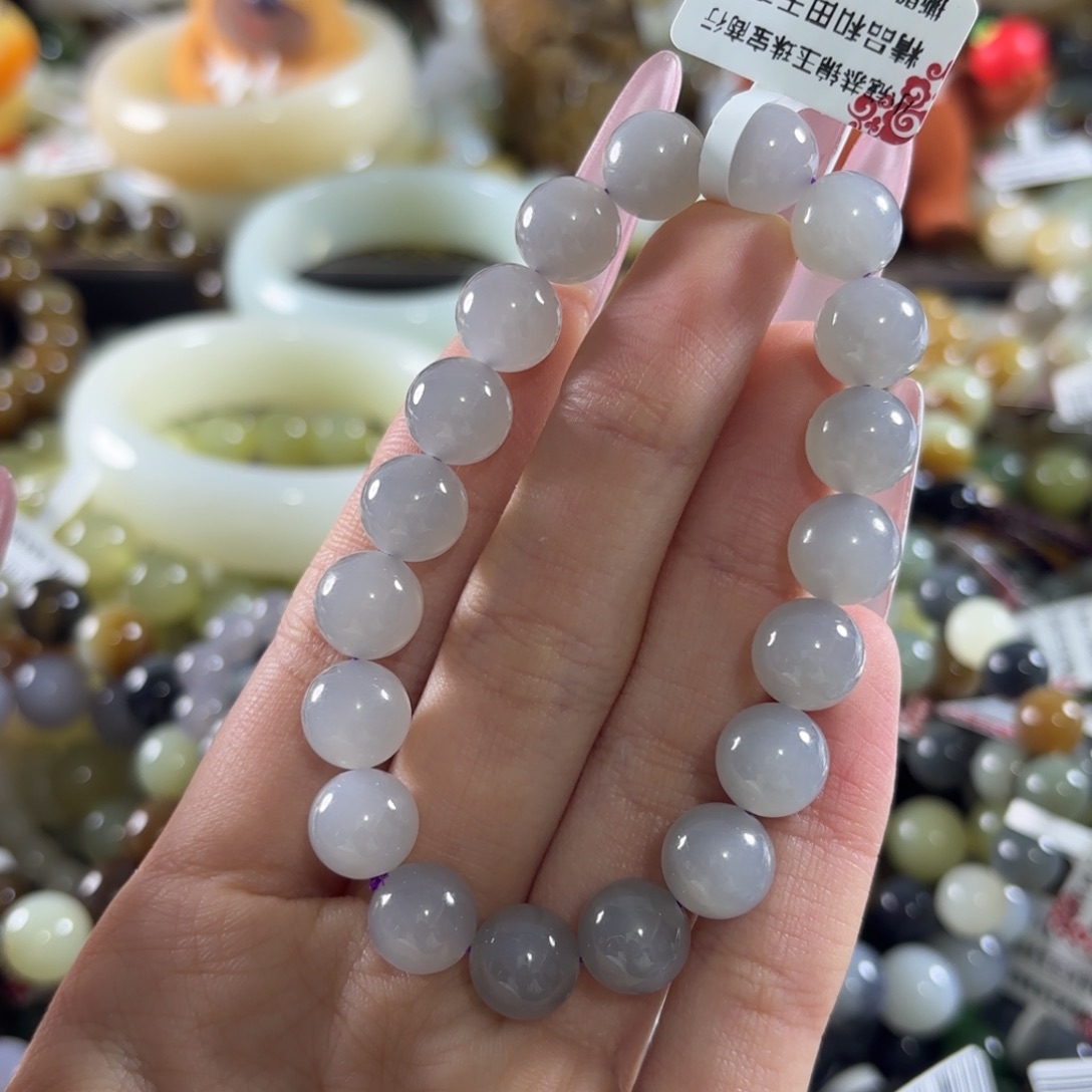 和田玉未镶嵌手链326