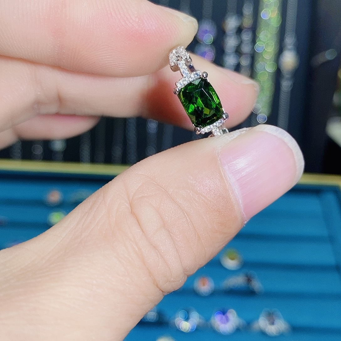 紫晶珠宝半成品银S925镶嵌