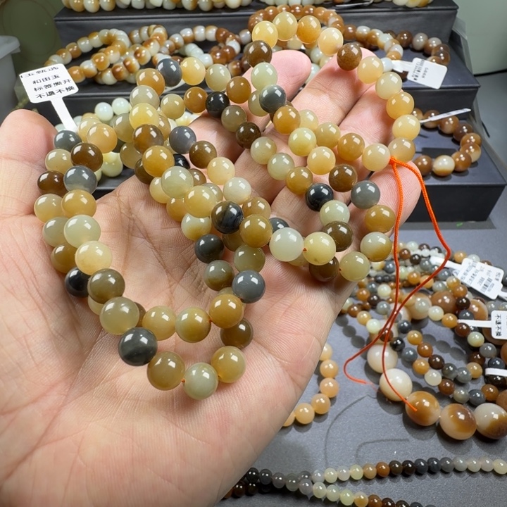 瀞***沁手链未镶嵌和田玉