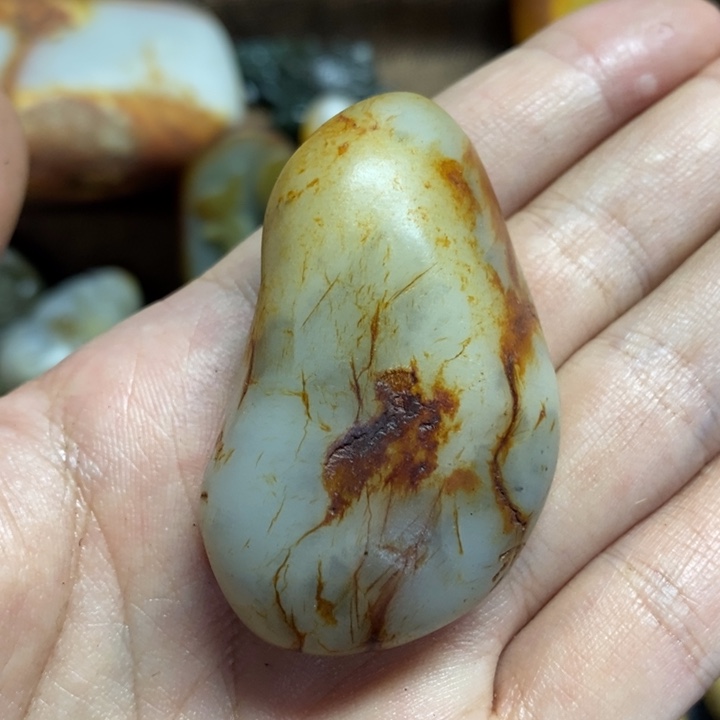 和田玉（糖玉）未镶嵌车挂